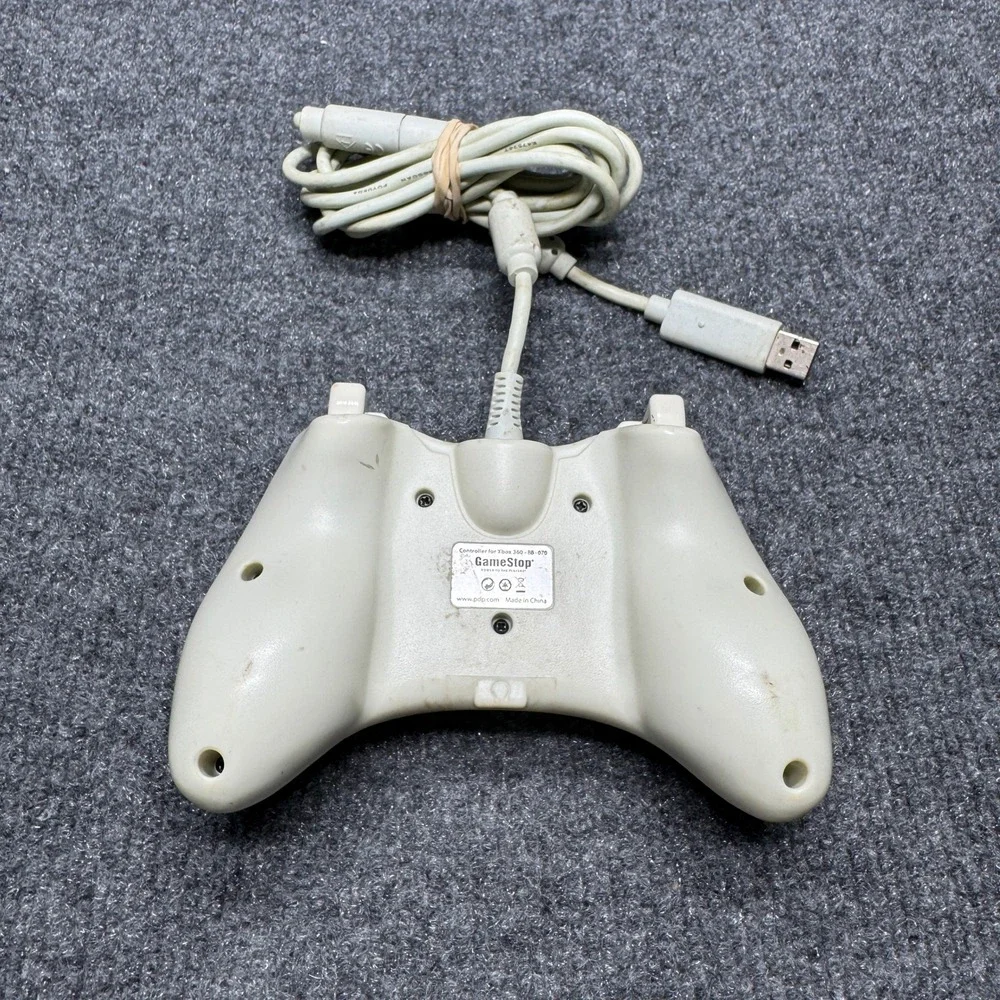 GameStop Xbox 360 Wired Controller White USB Gamepad Retro Gaming 08 070